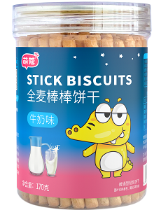 萌蔻全麥棒棒餅干(牛奶味) 萌蔻全麥棒棒餅干(牛奶味)