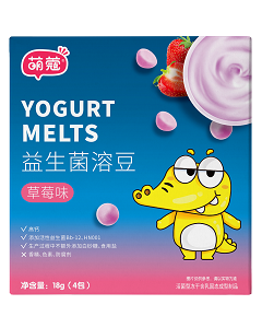 萌蔻益生菌溶豆(草莓味) 萌蔻益生菌溶豆(草莓味)
